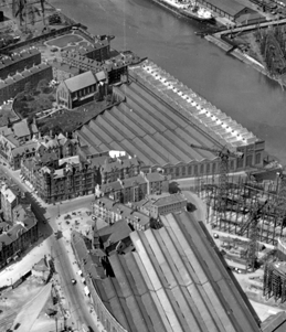 Aerial view of Govan