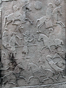 Pictish warriors on the Aberlemno Stone