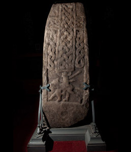 Mounted figure on 'The Sun Stone'