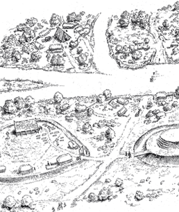 Reconstruction of Govan c. AD1000.